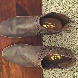 Austin Brown Leather Ankle Boots